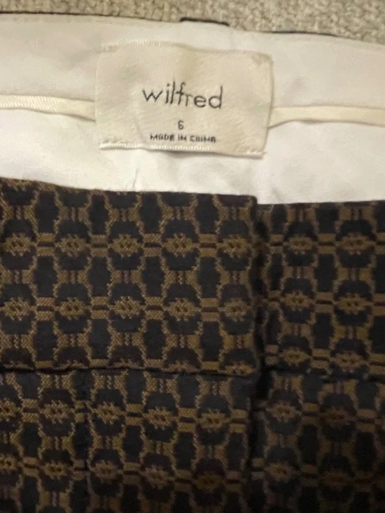 Retro Patterned Dress Pants - Picture 3 of 4